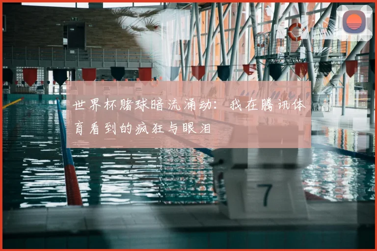 世界杯赌球暗流涌动:我在腾讯体育看到的疯狂与眼泪